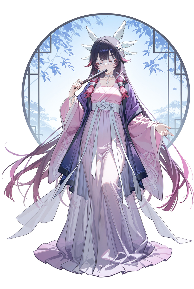 愚人众 少女 汉服-pixiv插画-作品交流服务