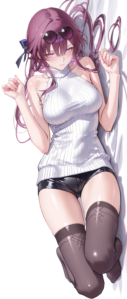 卡芙卡 侧卧-pixiv插画-作品交流服务