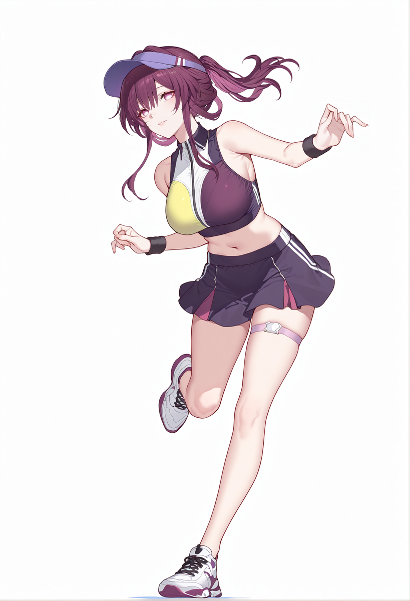 卡芙卡 运动服-pixiv插画-作品交流服务