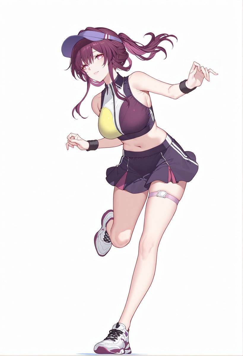卡芙卡 运动服-pixiv插画-作品交流服务