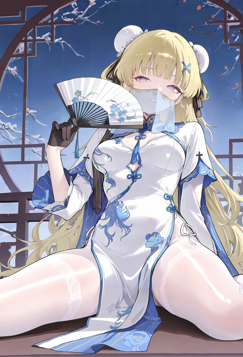 菲比 古装纱巾-pixiv插画-作品交流服务