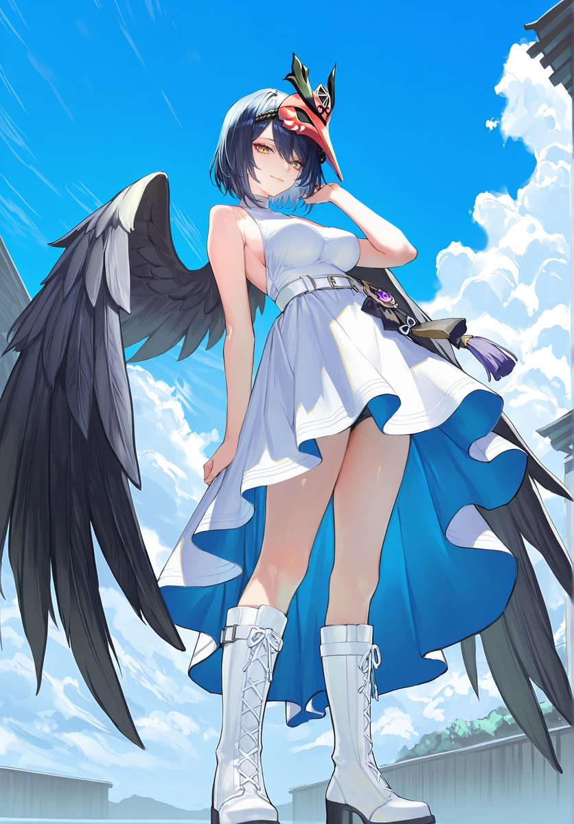 九条裟罗 天使-pixiv插画-作品交流服务