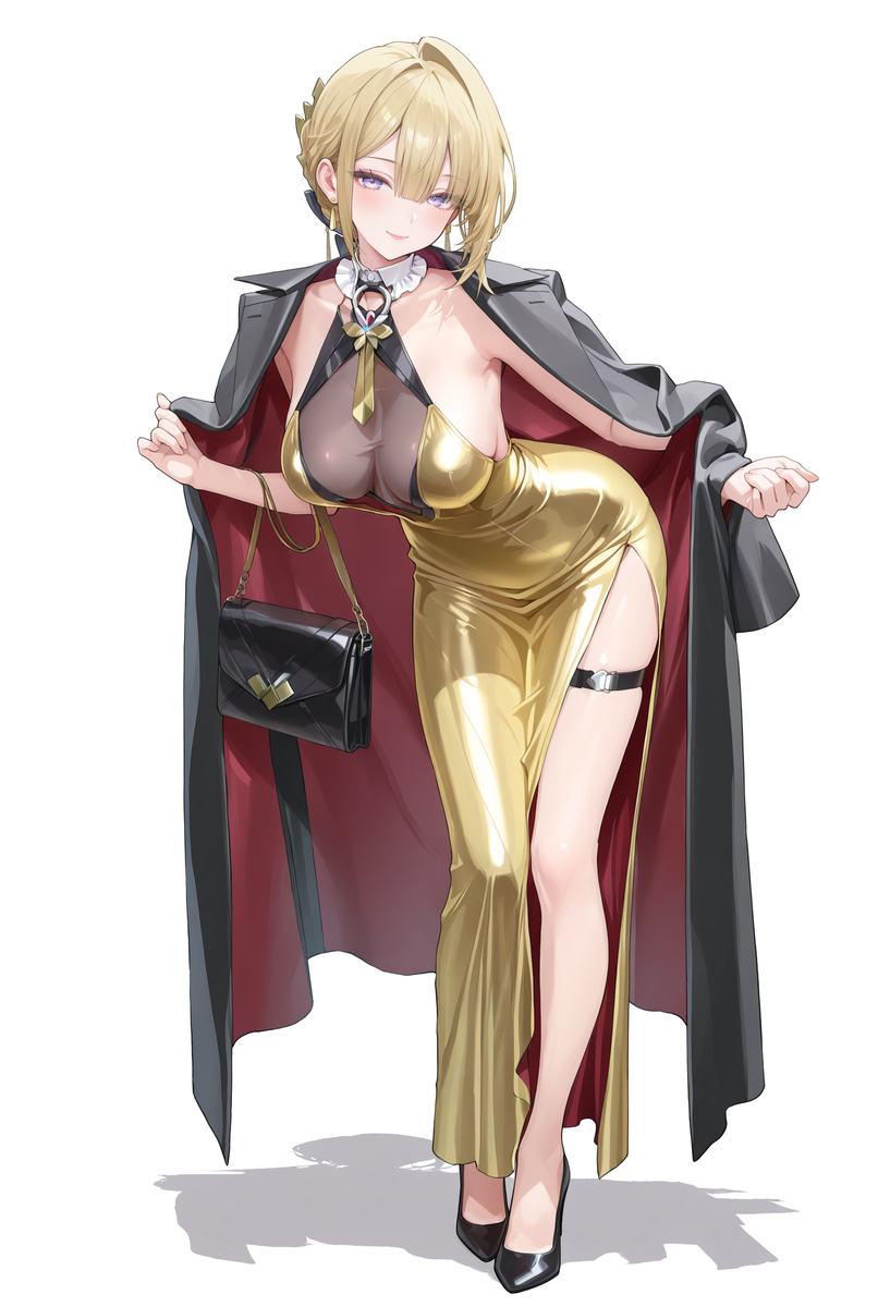 伊芙琳 礼服-pixiv插画-作品交流服务