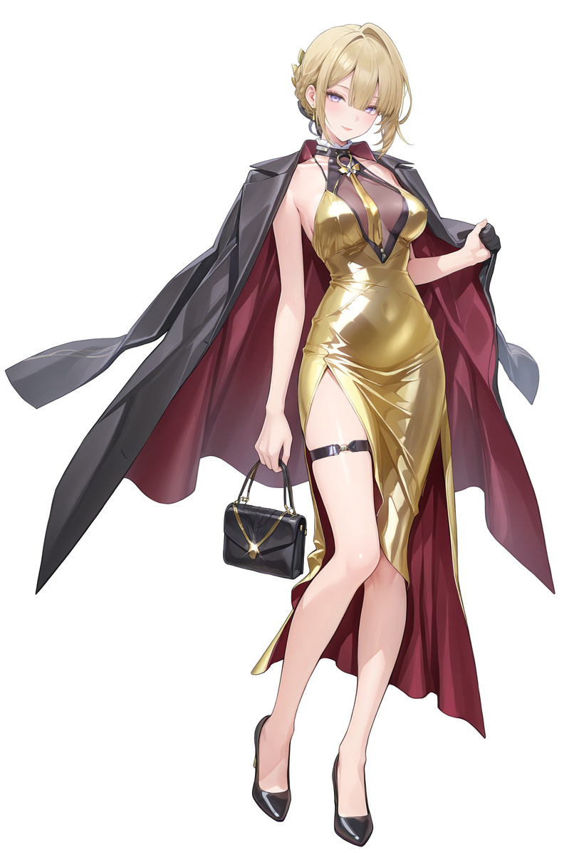 伊芙琳 礼服-pixiv插画-作品交流服务