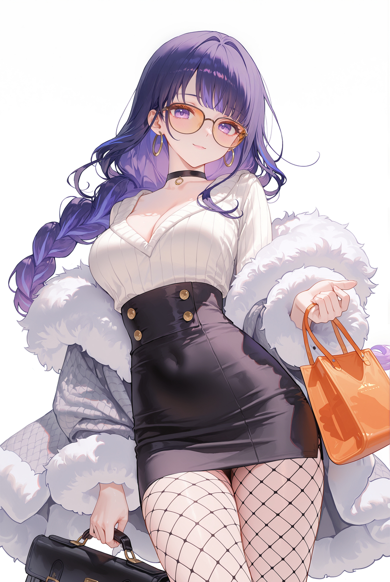 雷电将军的常服-pixiv插画-作品交流服务