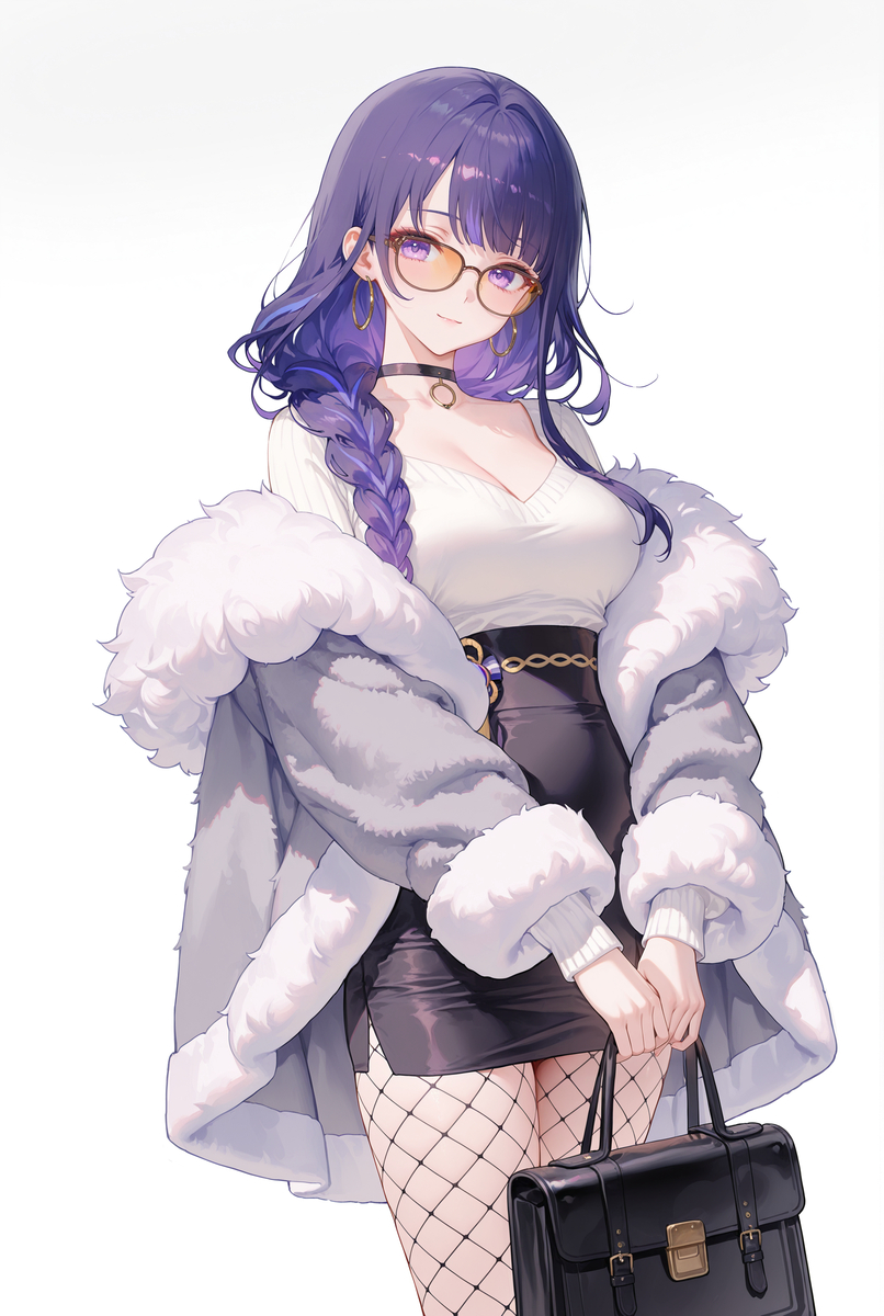 雷电将军的常服-pixiv插画-作品交流服务