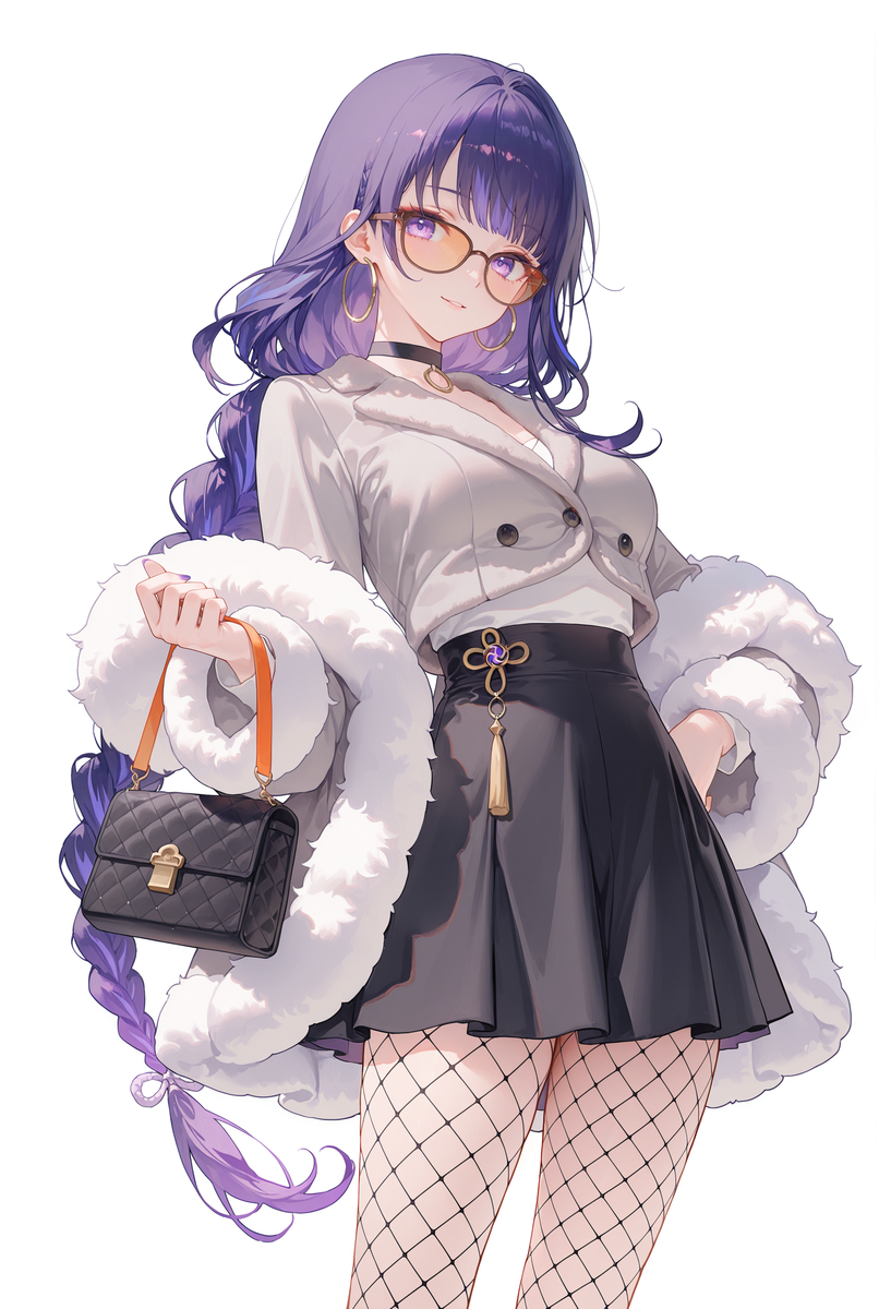 雷电将军的常服-pixiv插画-作品交流服务