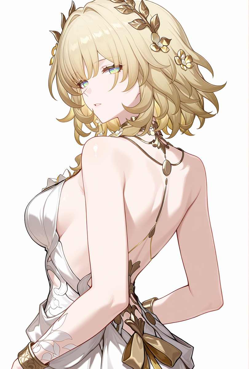 阿格莱雅 背影-pixiv插画-作品交流服务