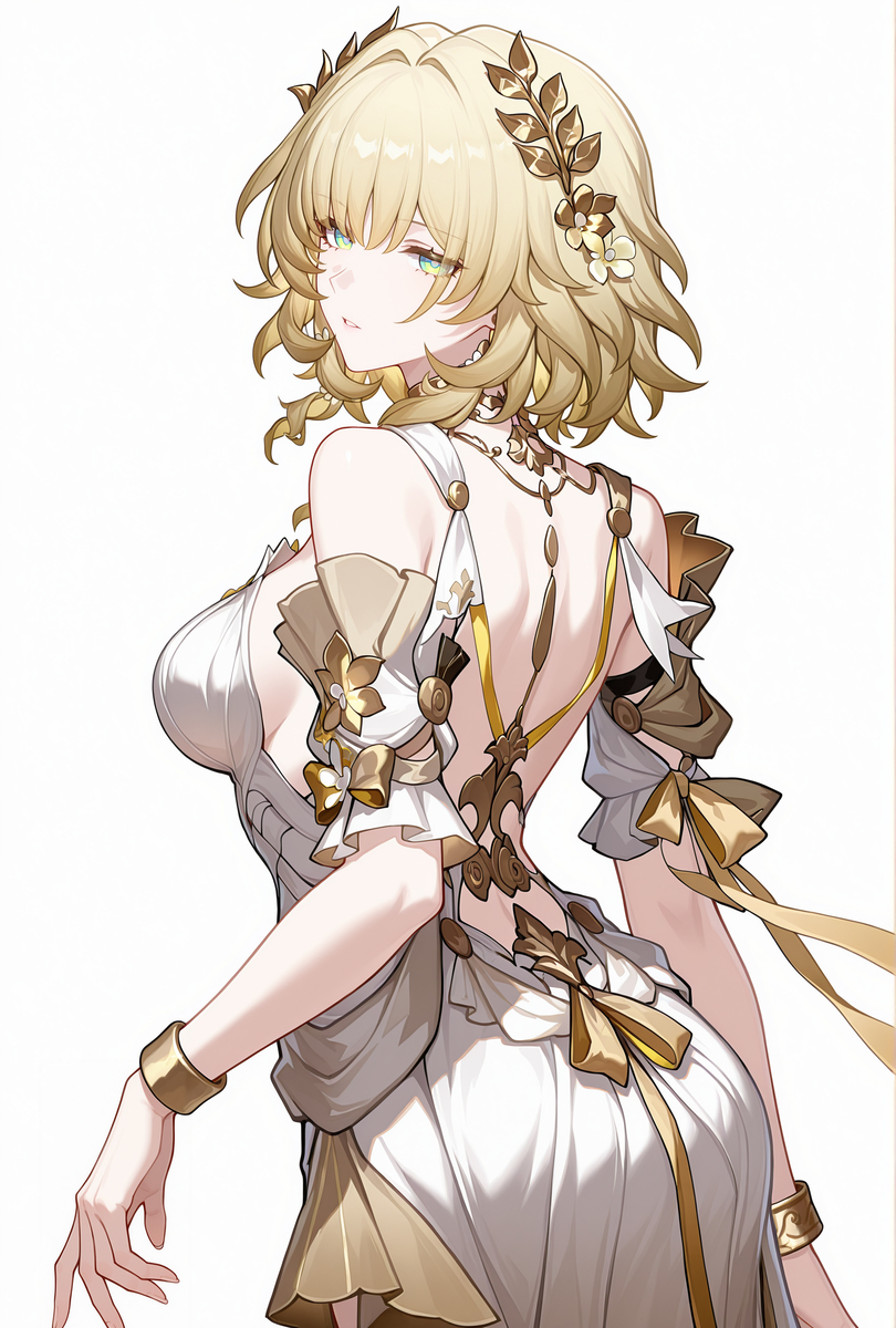 阿格莱雅 背影-pixiv插画-作品交流服务