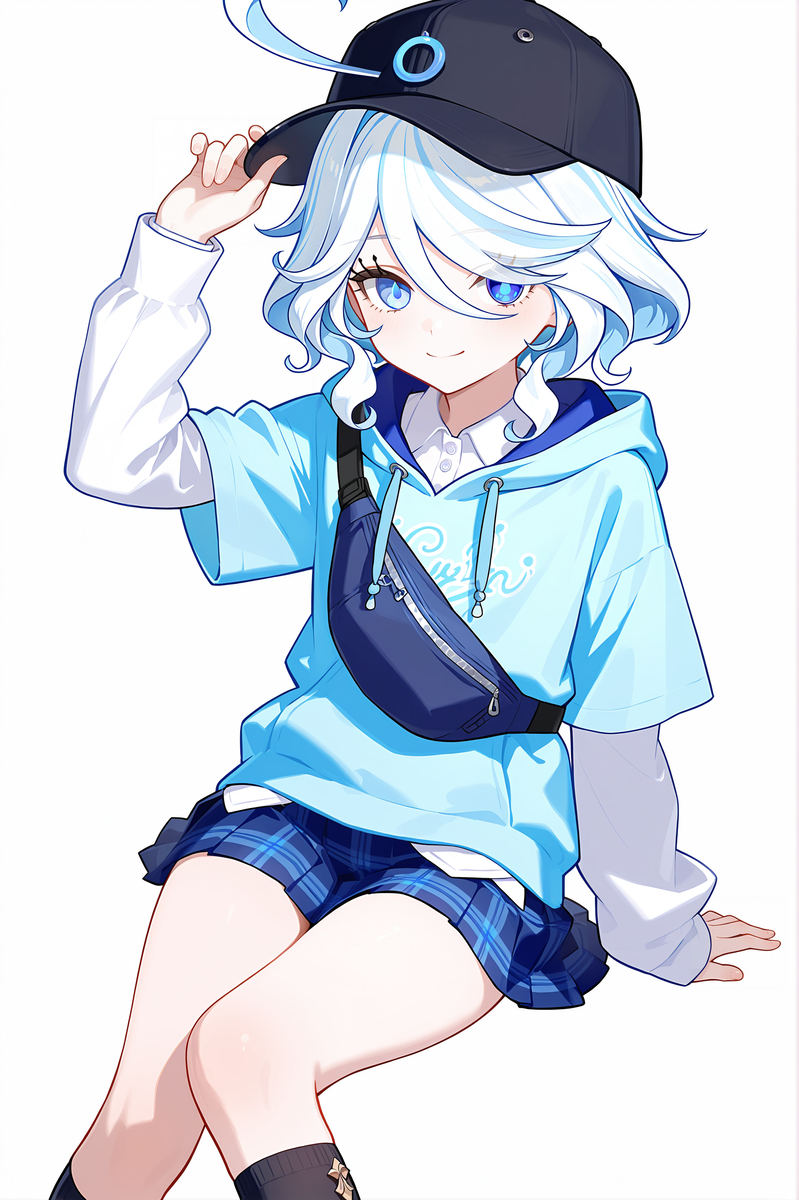 芙芙 休闲-pixiv插画-作品交流服务