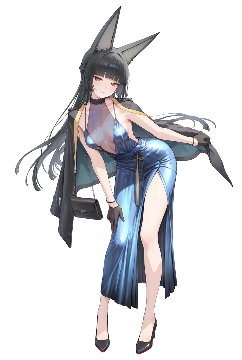 星见雅 晚礼服-pixiv插画-作品交流服务