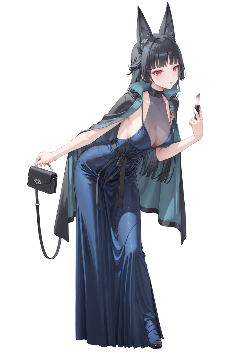 星见雅 晚礼服-pixiv插画-作品交流服务