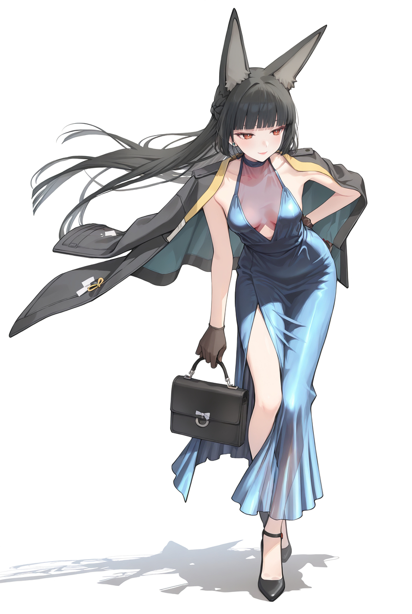 星见雅 晚礼服-pixiv插画-作品交流服务