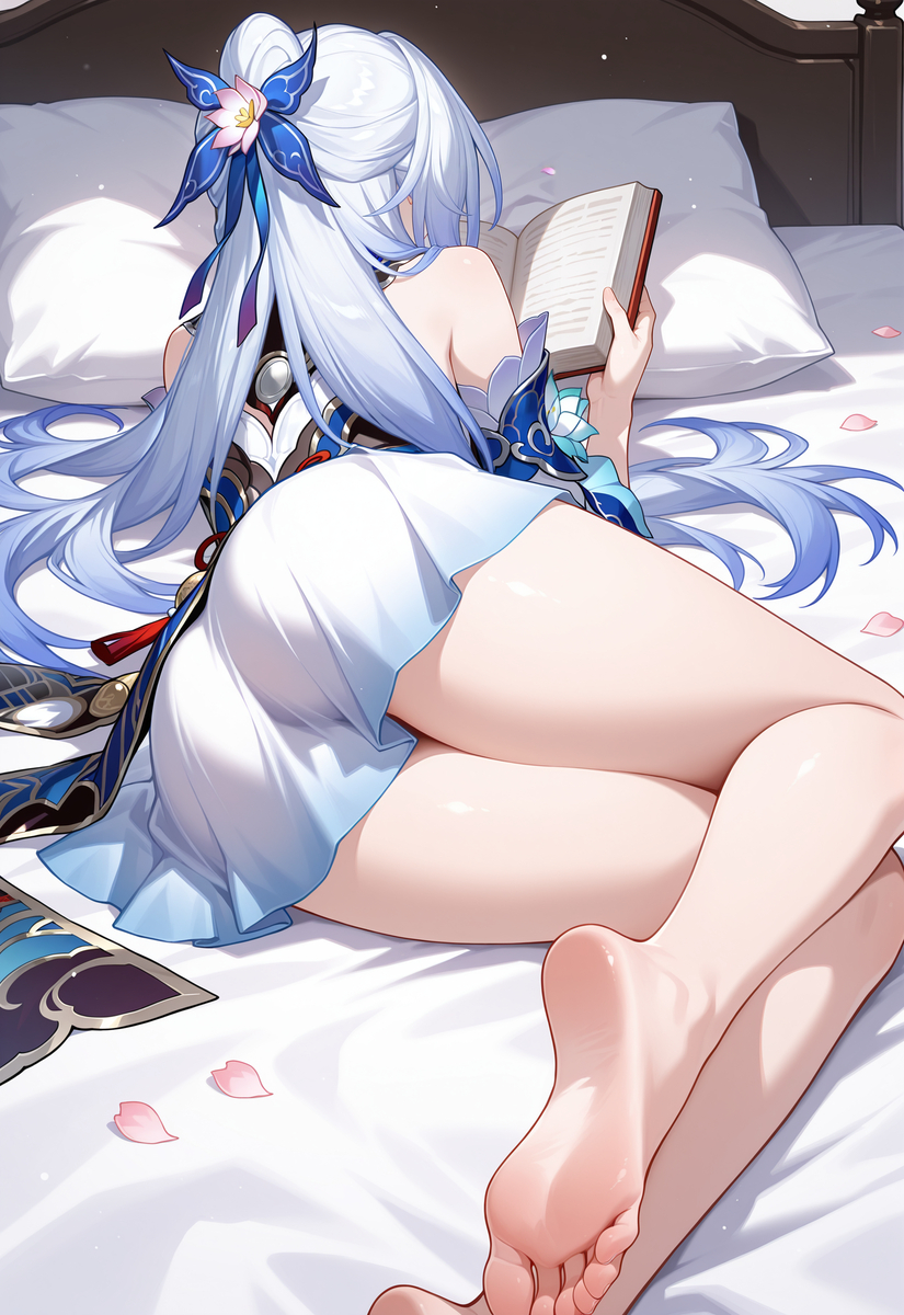 镜流 休憩-pixiv插画-作品交流服务