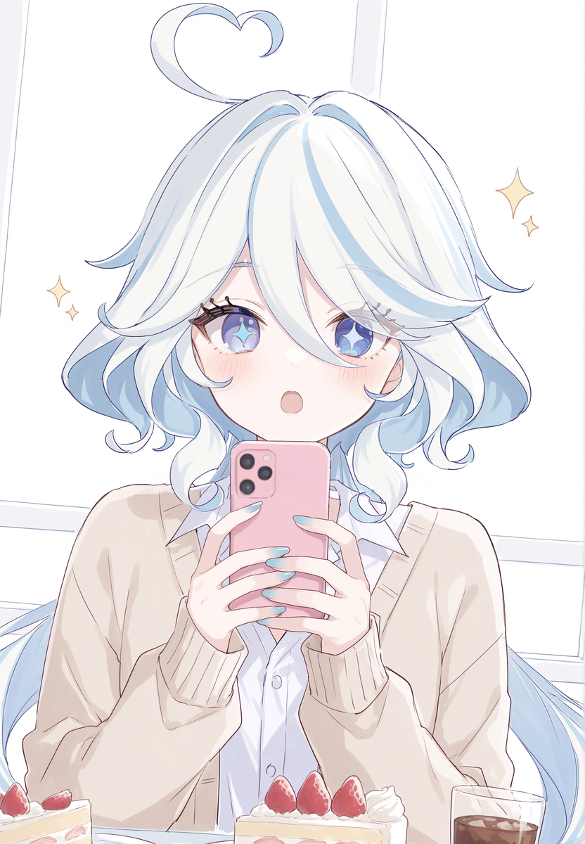 芙宁娜 生日通知-pixiv插画-作品交流服务