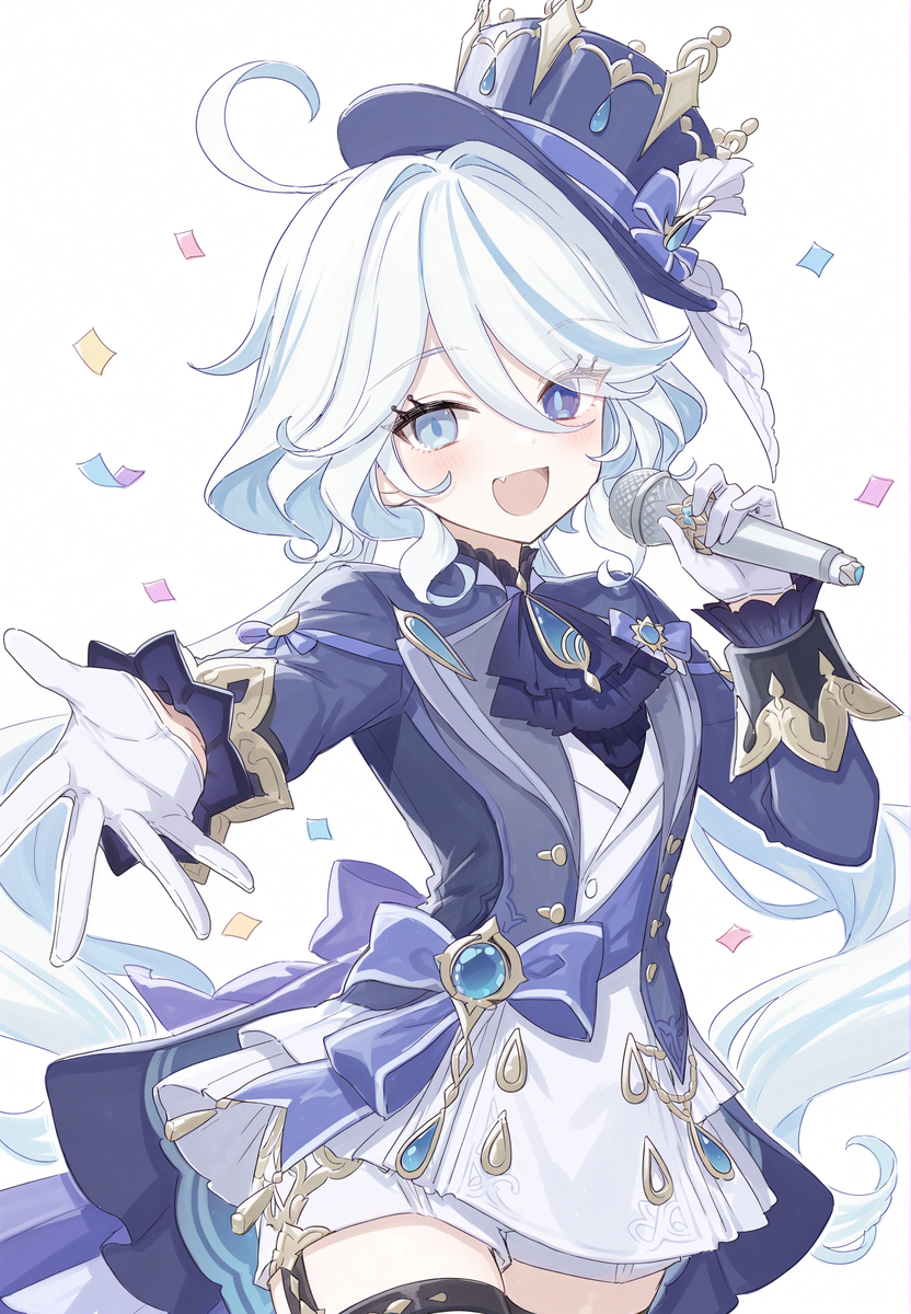 芙宁娜 生日通知-pixiv插画-作品交流服务