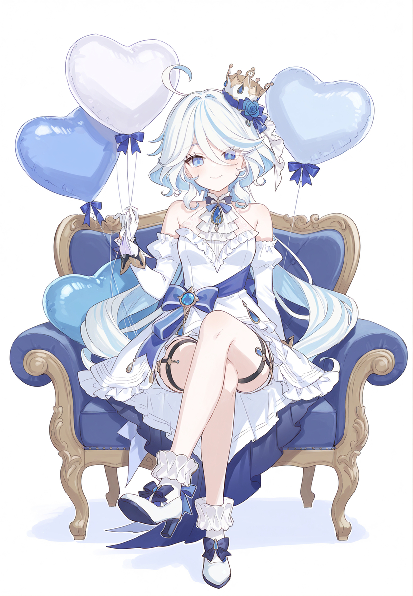 芙宁娜 生日通知-pixiv插画-作品交流服务