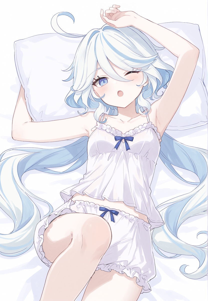 芙宁娜 生日通知-pixiv插画-作品交流服务