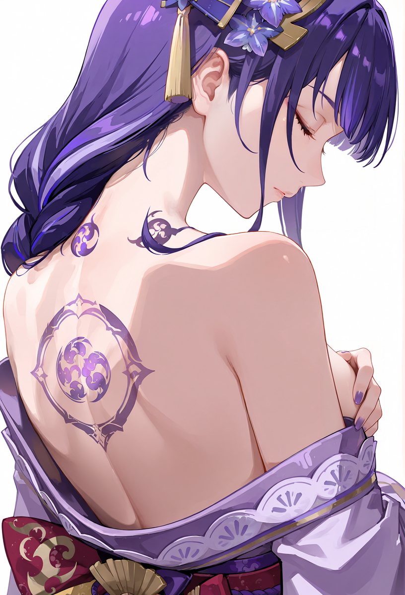 雷神 背影-pixiv插画-作品交流服务