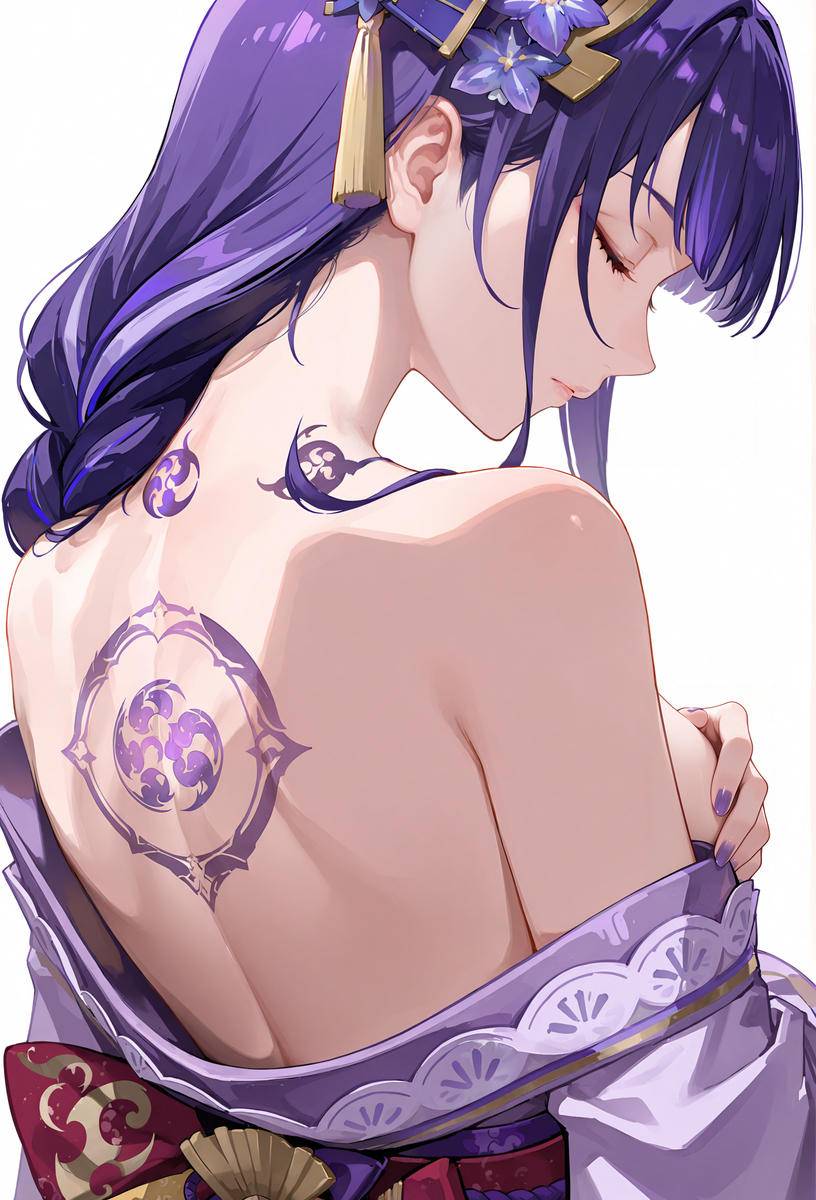 雷神 背影-pixiv插画-作品交流服务
