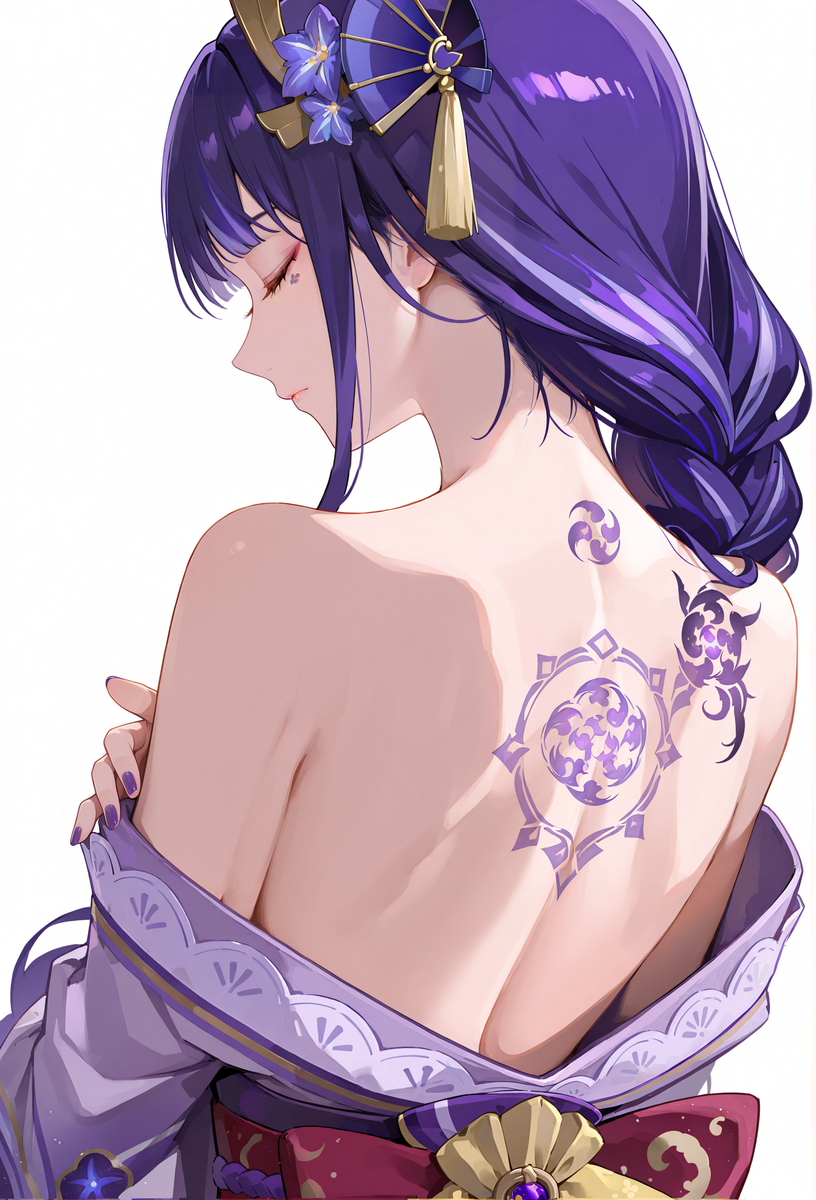 雷神 背影-pixiv插画-作品交流服务