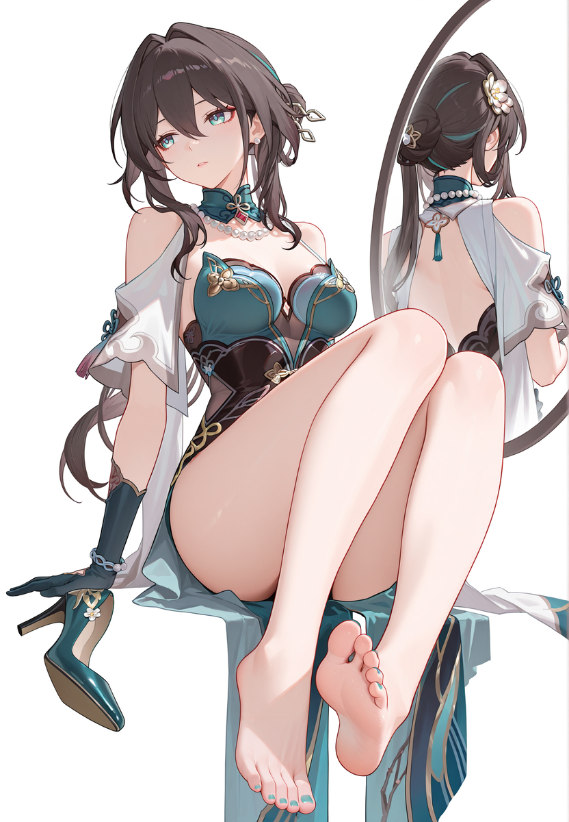 阮梅 休憩-pixiv插画-作品交流服务