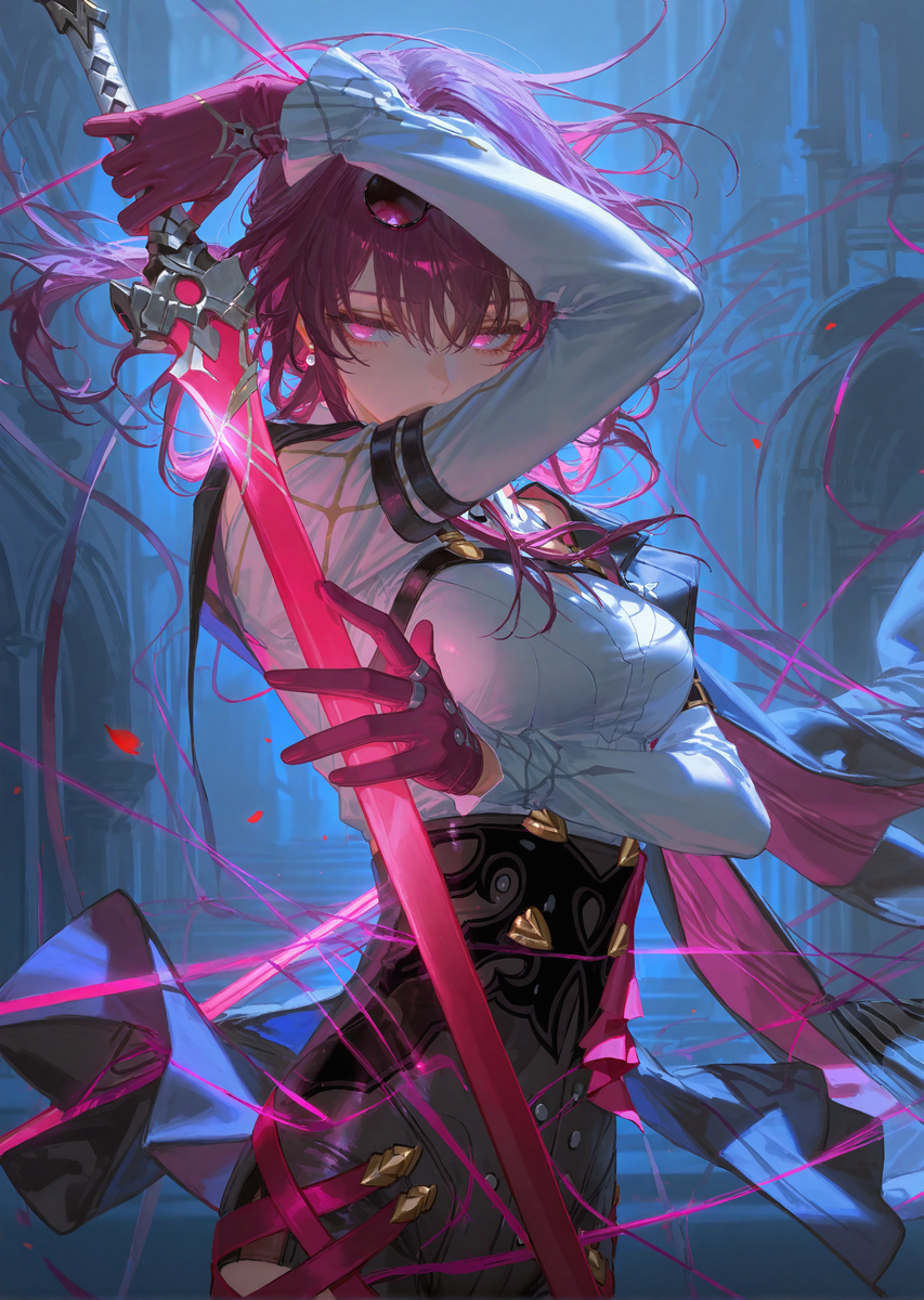 飞霄将军 剑意-pixiv插画-作品交流服务