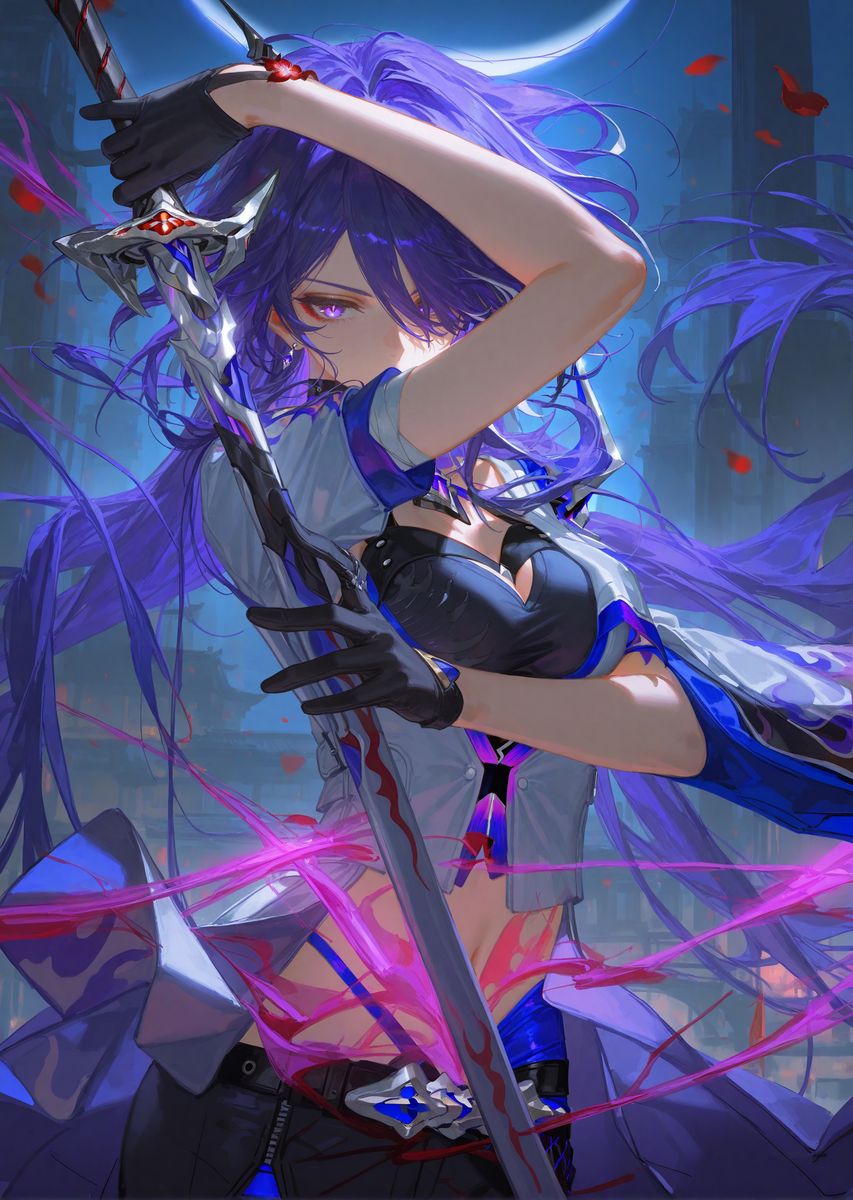 飞霄将军 剑意-pixiv插画-作品交流服务