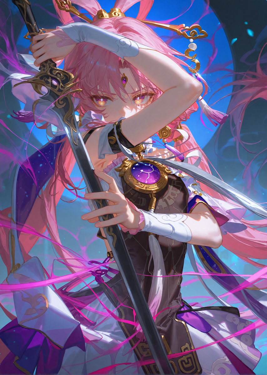 符玄 青雀 剑意-pixiv插画-作品交流服务