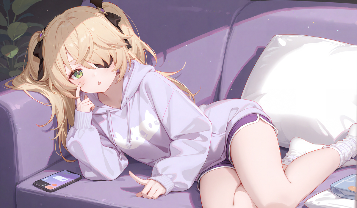 菲谢尔 休闲卫衣-pixiv插画-作品交流服务