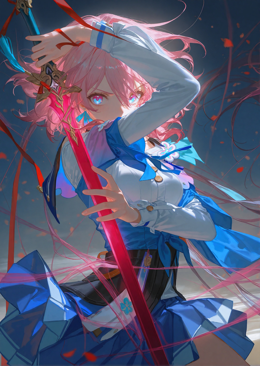 银狼持剑姿势-pixiv插画-作品交流服务