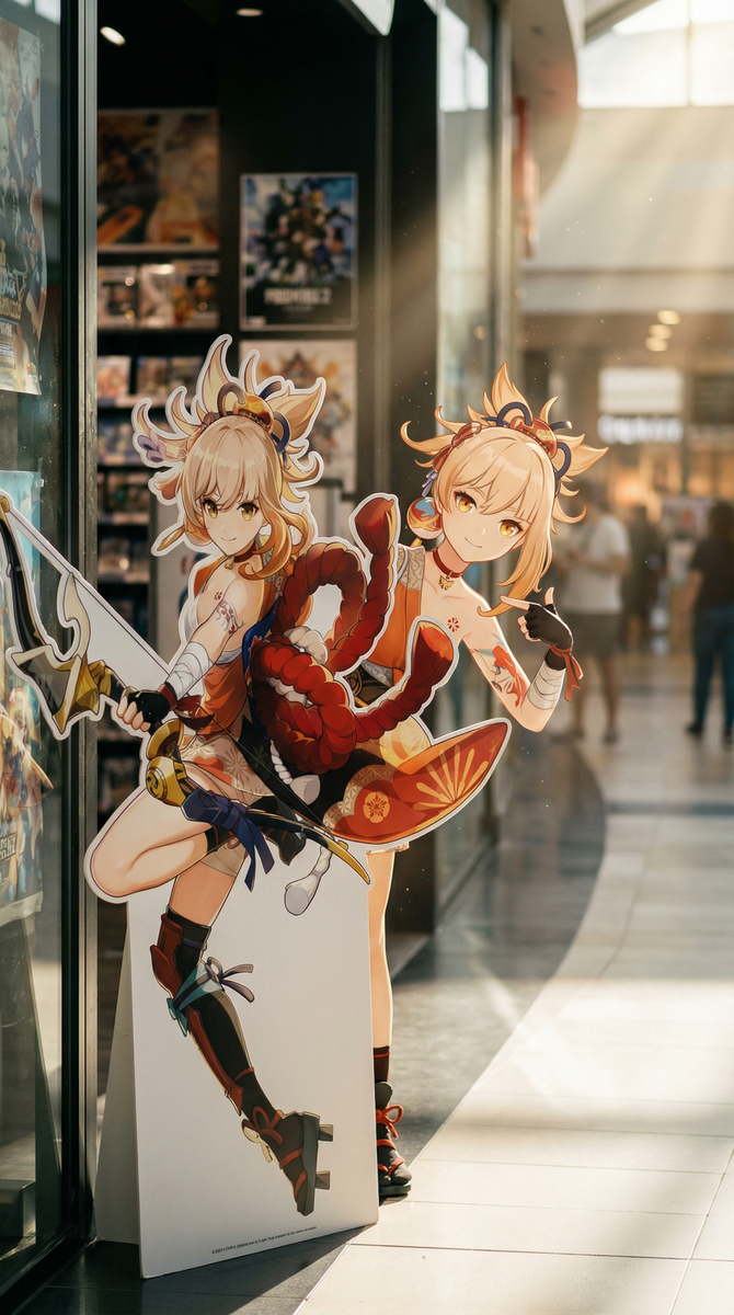 当雷电将军出现在现实世界-pixiv插画-作品交流服务