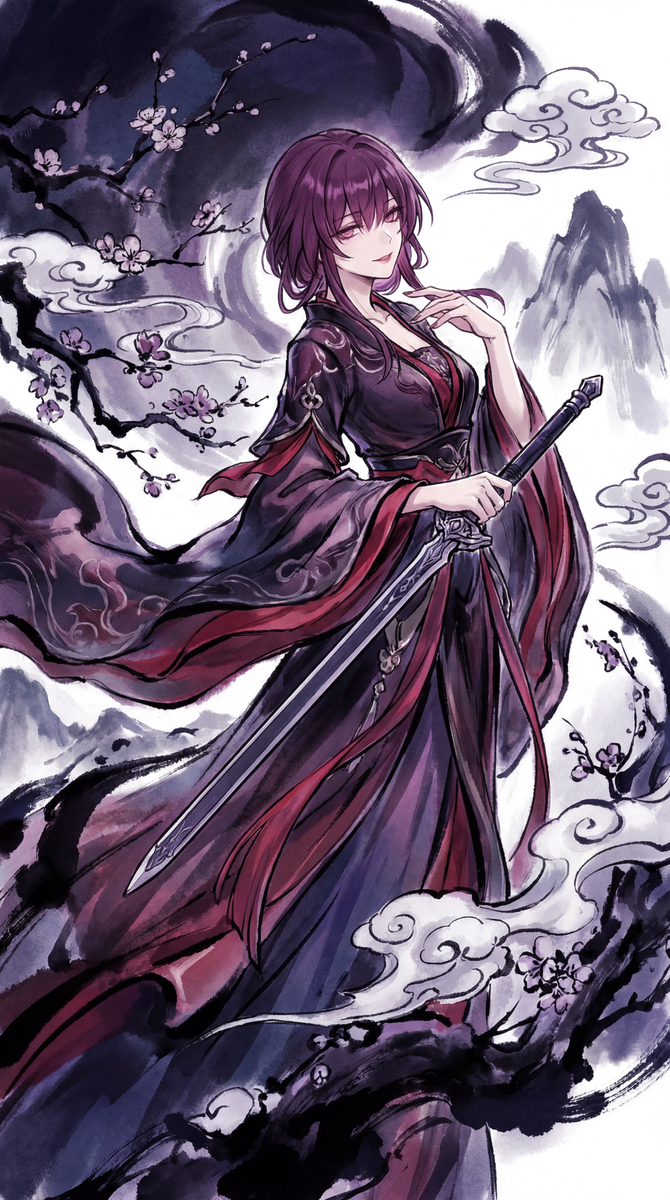 墨染江湖 卡芙卡-pixiv插画-作品交流服务