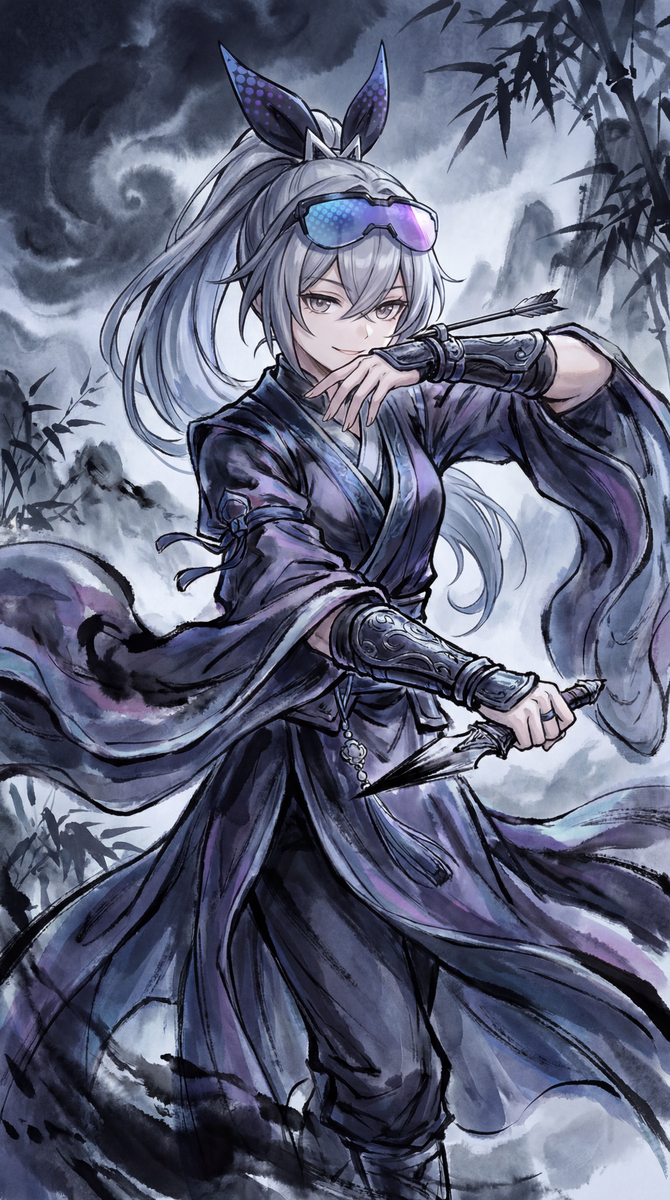 墨染江湖 银狼-pixiv插画-作品交流服务