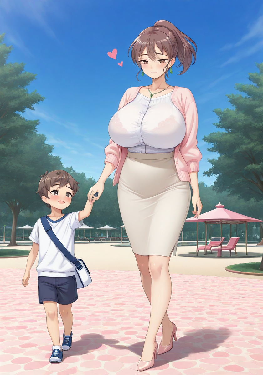 真弓&ショタ-pixiv插画-作品交流服务