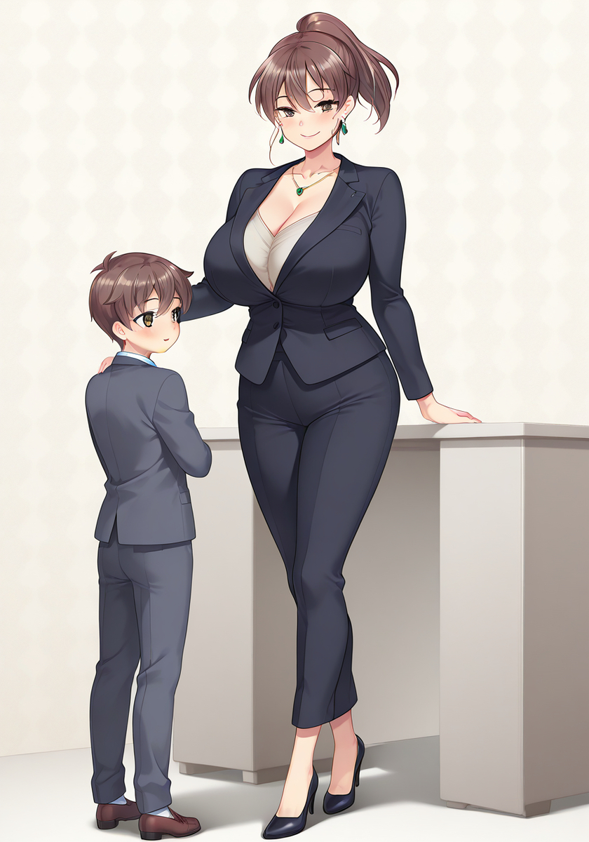 真弓&ショタ-pixiv插画-作品交流服务