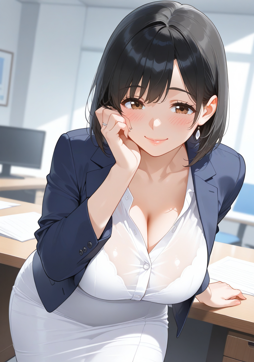 ママの残業休憩♡ KanoMommy’s overtim-pixiv插画-作品交流服务