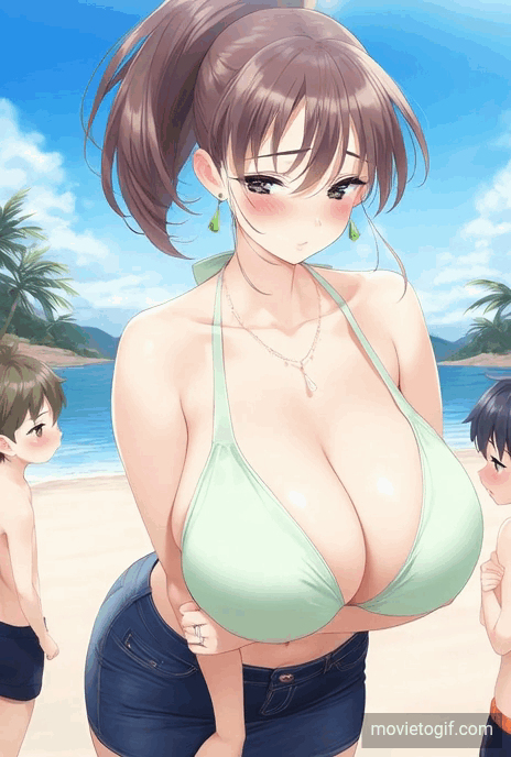 真弓ママの南国ビーチ♡ Mayumi’s beach♡-pixiv插画-作品交流服务