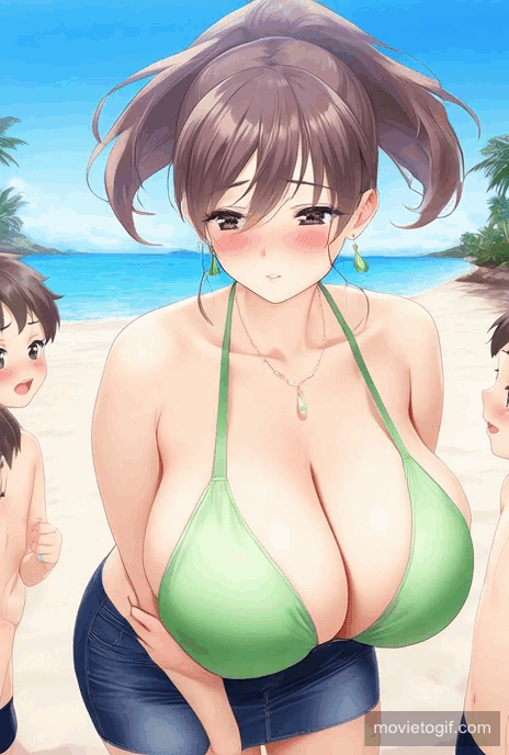 真弓ママの南国ビーチ♡ Mayumi’s beach♡-pixiv插画-作品交流服务