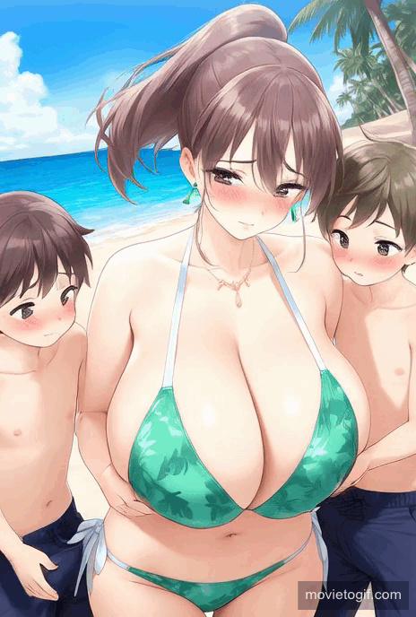 真弓ママの南国ビーチ♡ Mayumi’s beach♡-pixiv插画-作品交流服务