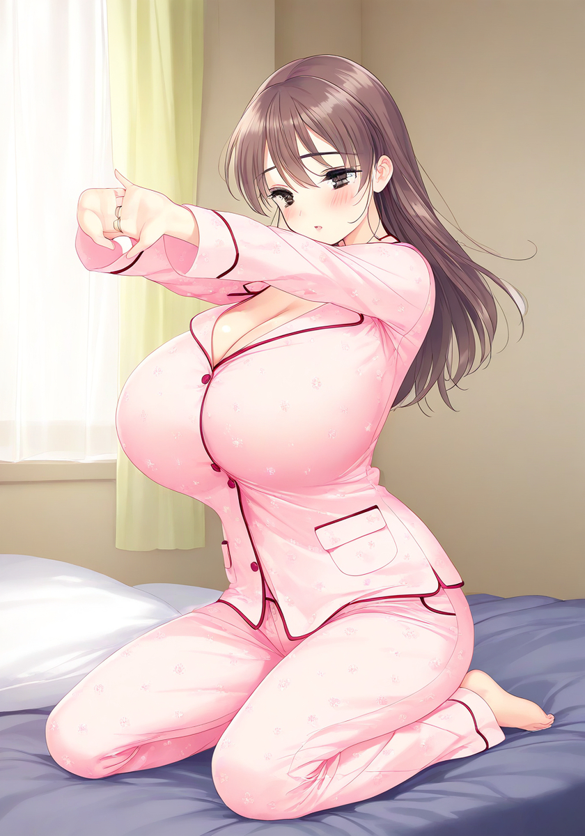 朝のお母さん♡MayumiMommy good morning-pixiv插画-作品交流服务