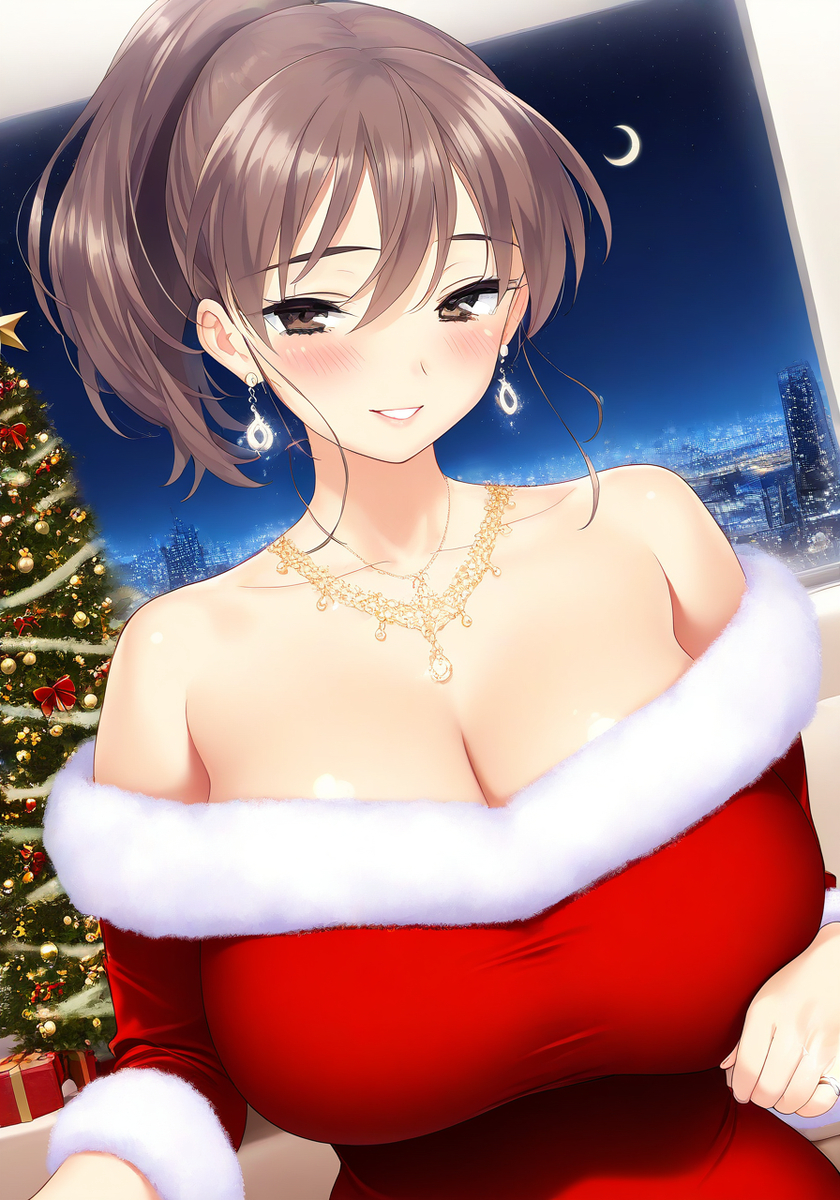 真弓ママンのお母サンタ♡Mayumi Santa Mommy-pixiv插画-作品交流服务