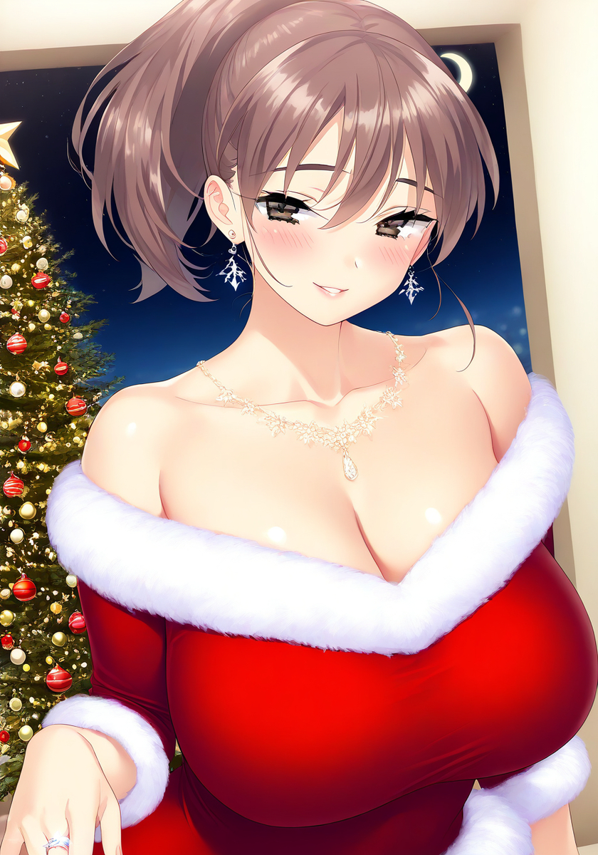 真弓ママンのお母サンタ♡Mayumi Santa Mommy-pixiv插画-作品交流服务