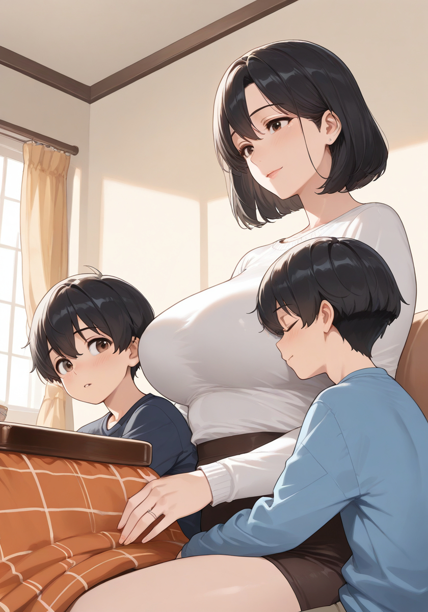 おこたでぬくぬく♡Winter kotatsu snuggle-pixiv插画-作品交流服务