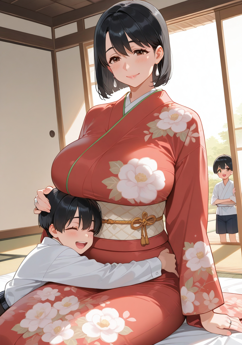 晴れ着♡New Year's best kimono-pixiv插画-作品交流服务