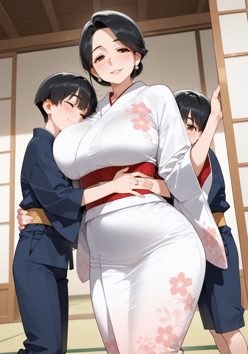 晴れ着（色違い）♡New Year's best kimono-pixiv插画-作品交流服务