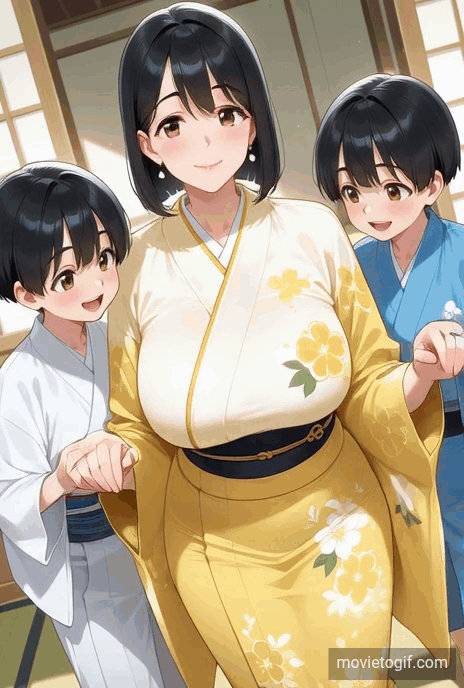 ママとチュッチュ♡KanoMommy mommy kisses-pixiv插画-作品交流服务