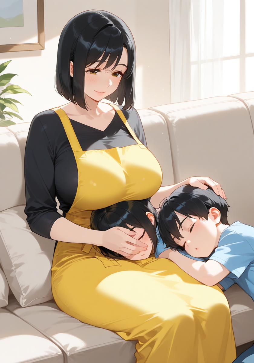 とろとろお昼寝♡KanoMommy dreamy nap-pixiv插画-作品交流服务