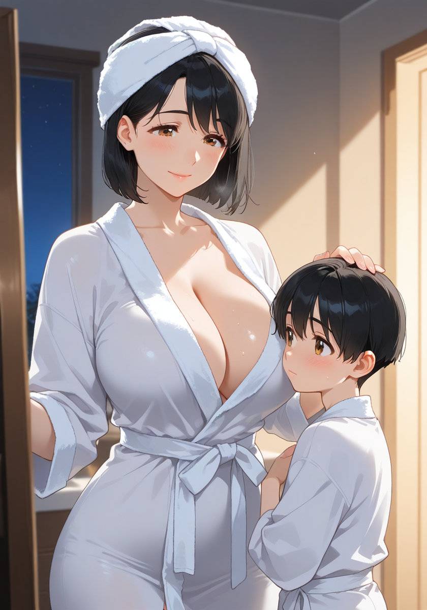 ちゃんと乾かして♡Dry hair completely-pixiv插画-作品交流服务