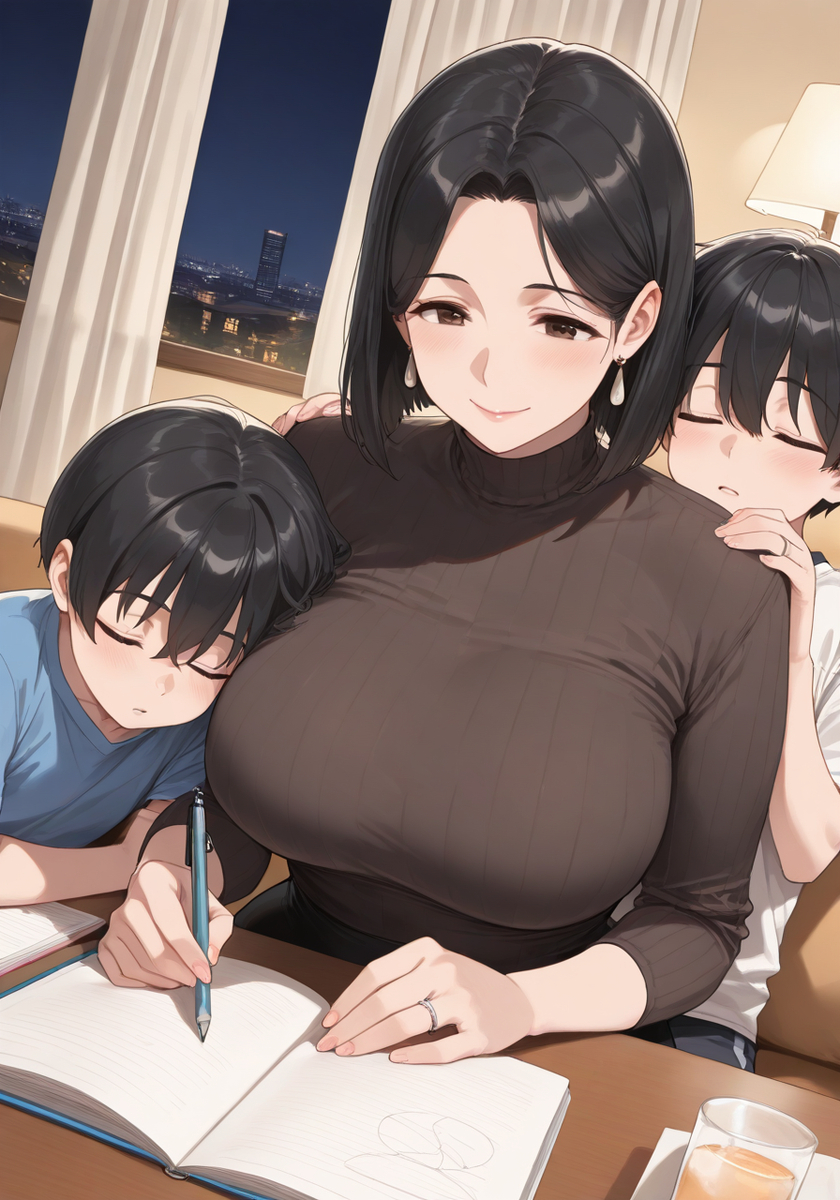 お疲れさま♡KanoMommy good job today-pixiv插画-作品交流服务